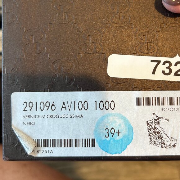 Gucci Monogram Vernice Microguccissima Espadrille Wedges Size 39.5 - Picture 4 of 13